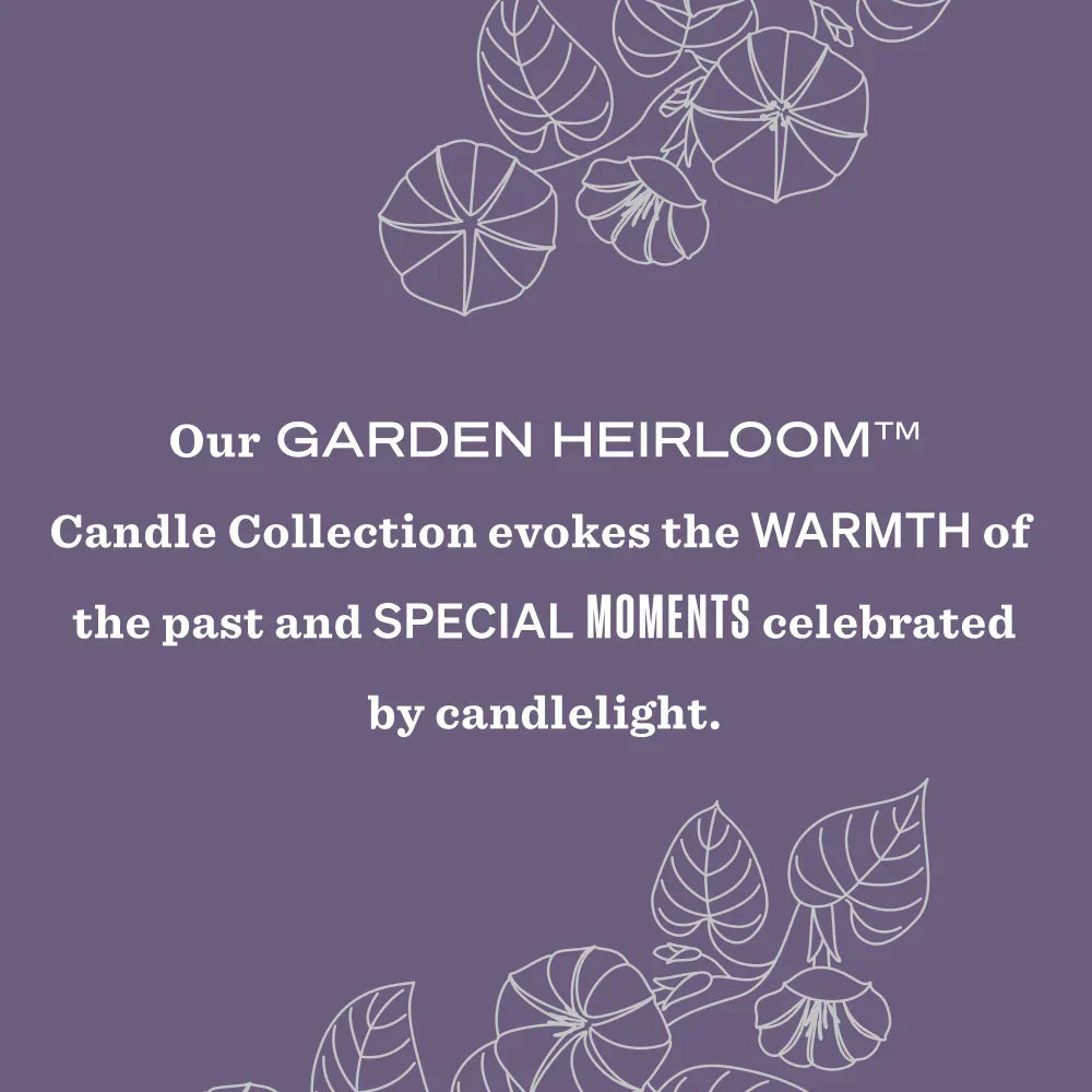 Moonflower Garden Heirloom Candle